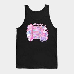 The cute groceries and the shopping related things Tank Top